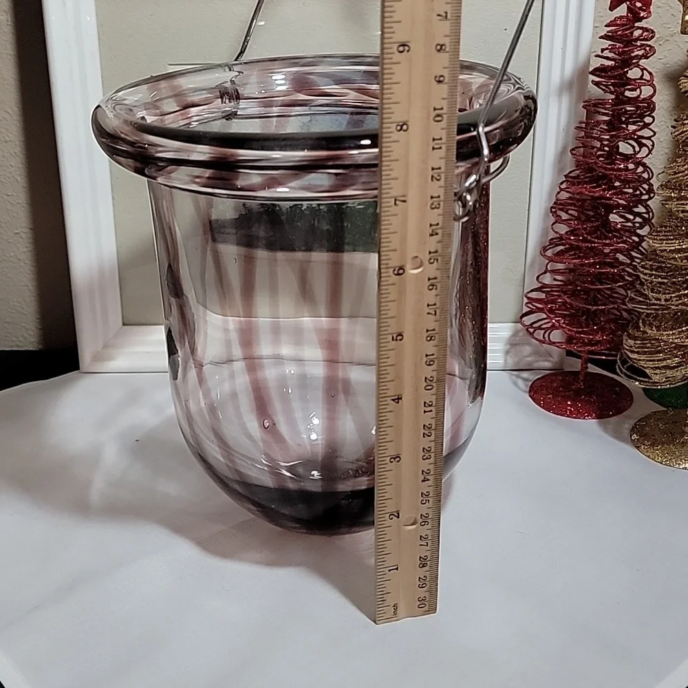 West Elm Vintage Hand Blown Hanging Candle Holder.